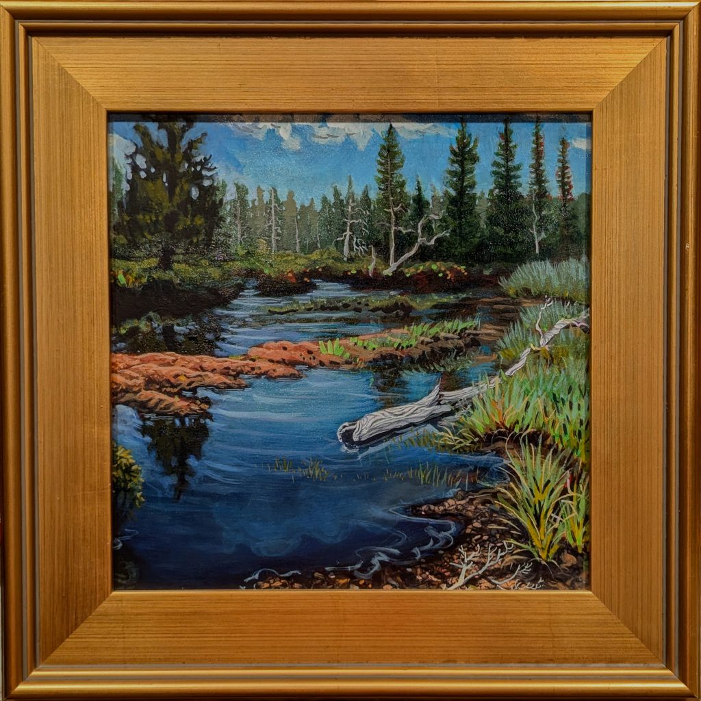 Near Blue Mtn Lake — Acrylic