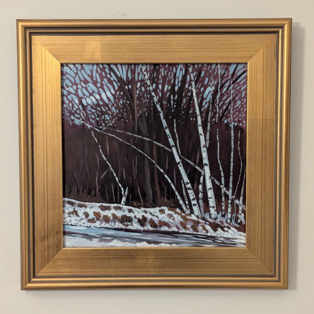 Winter Birch — Acrylic