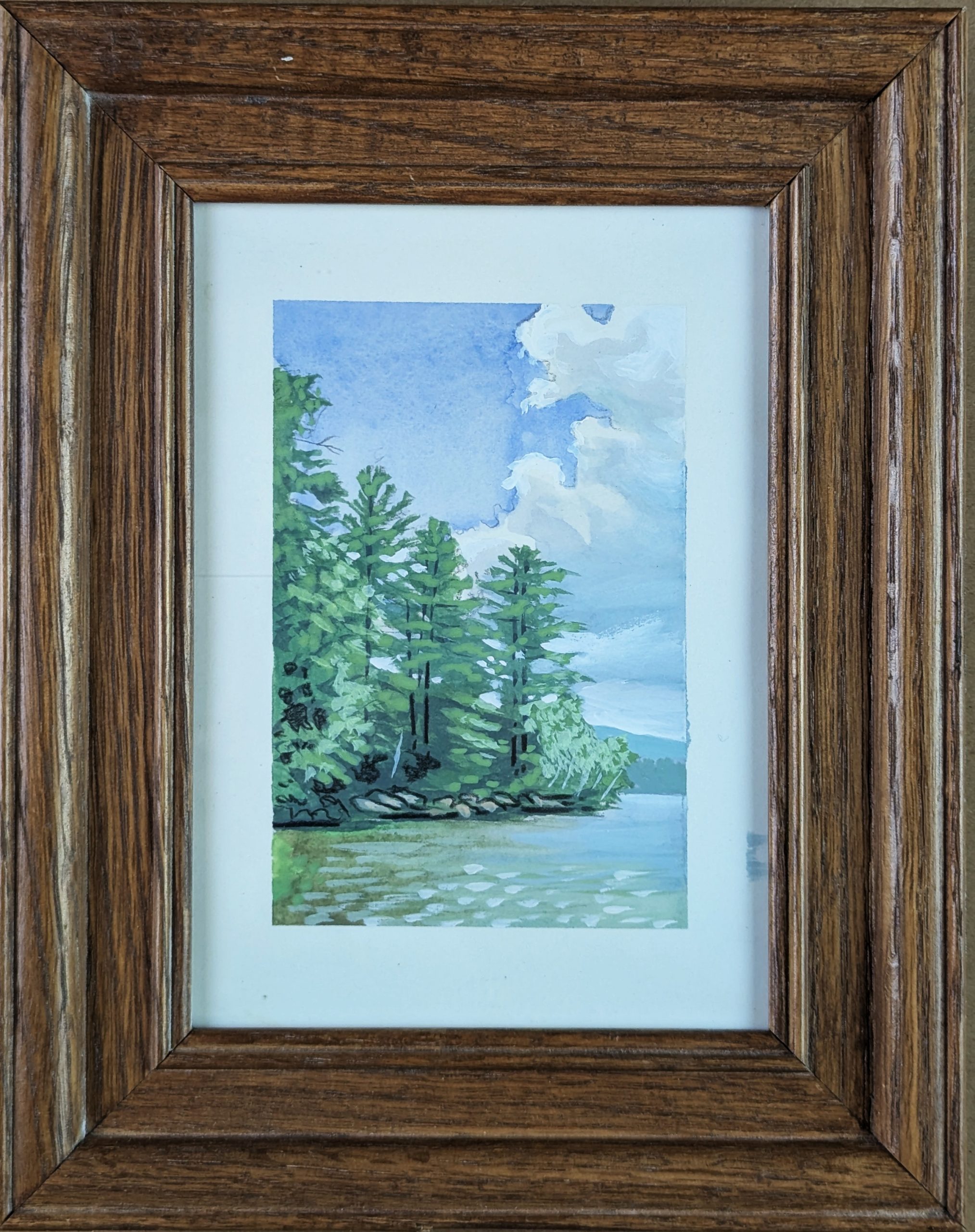 Albee Beach — Gouache