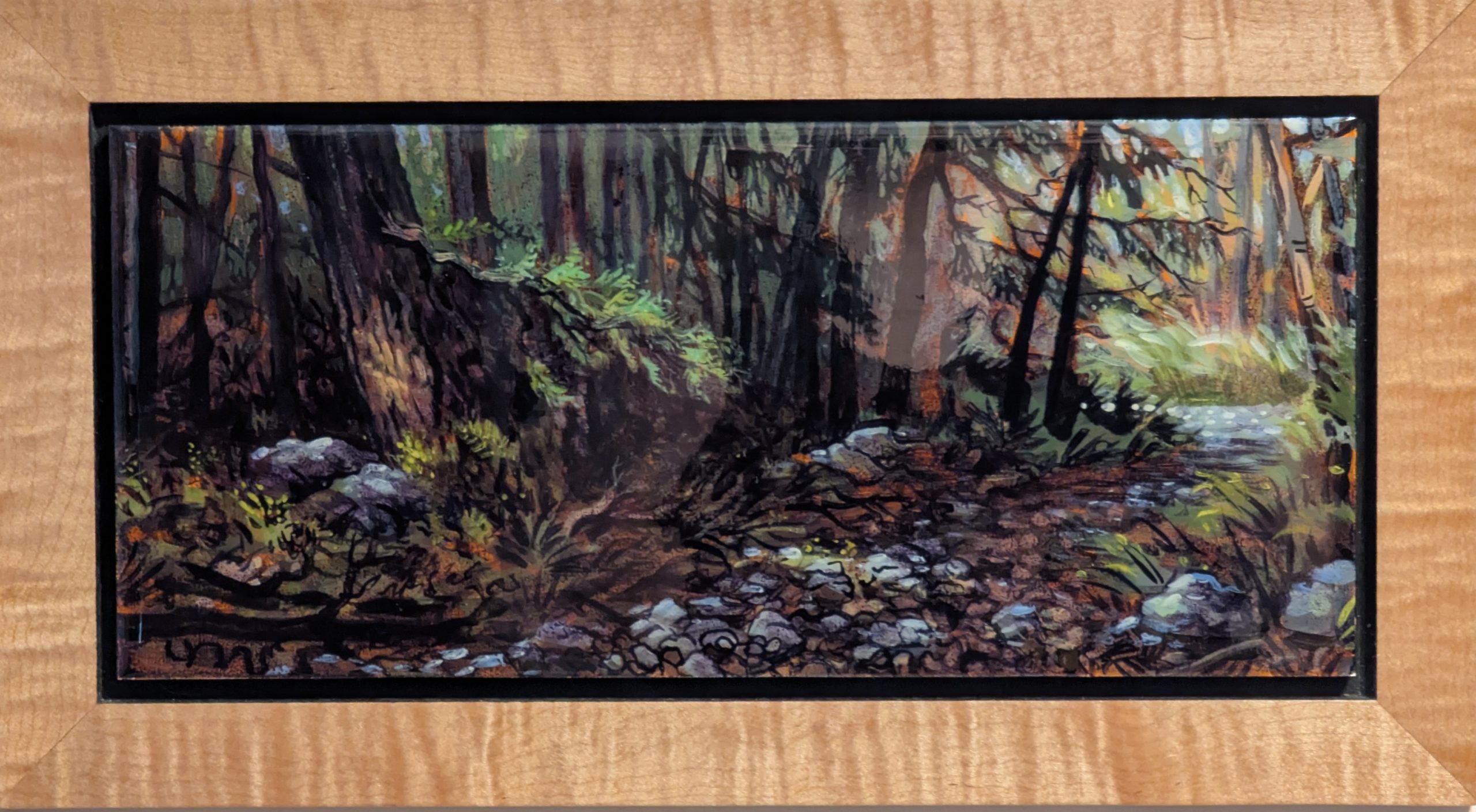 moose trail — Acrylic — community forest on the moose trail