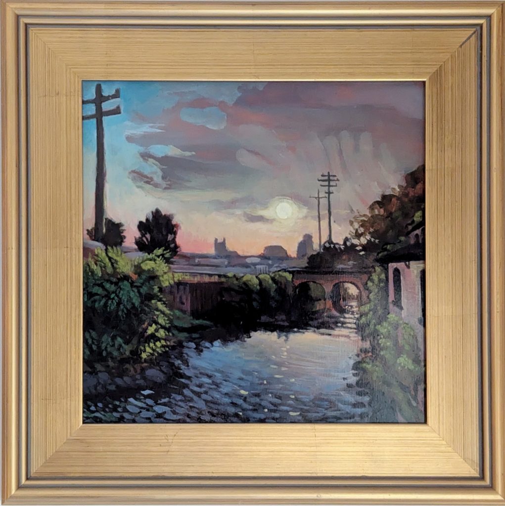 Poestenkill in Troy — Acrylic