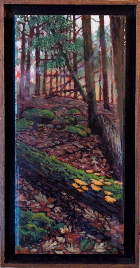 Creek Trail Log — Acrylic