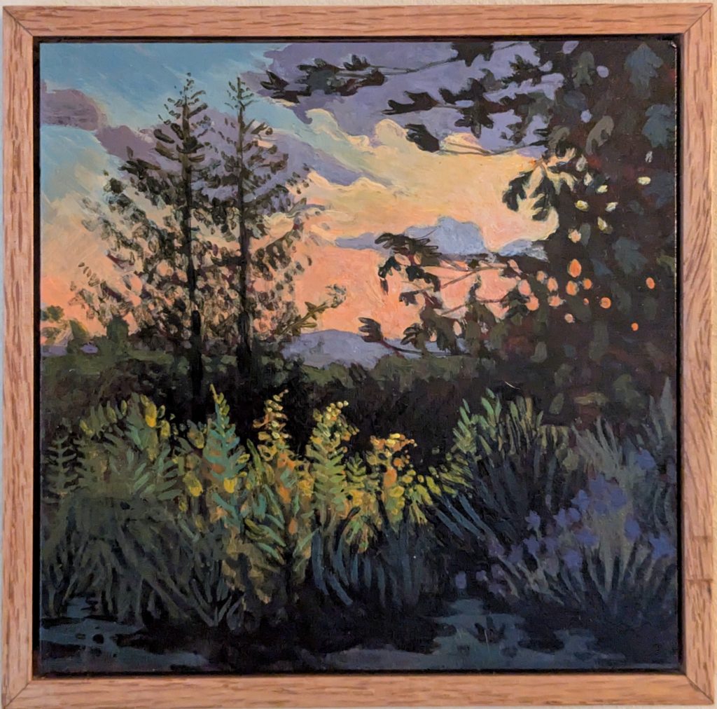 Backyard View — Acrylic