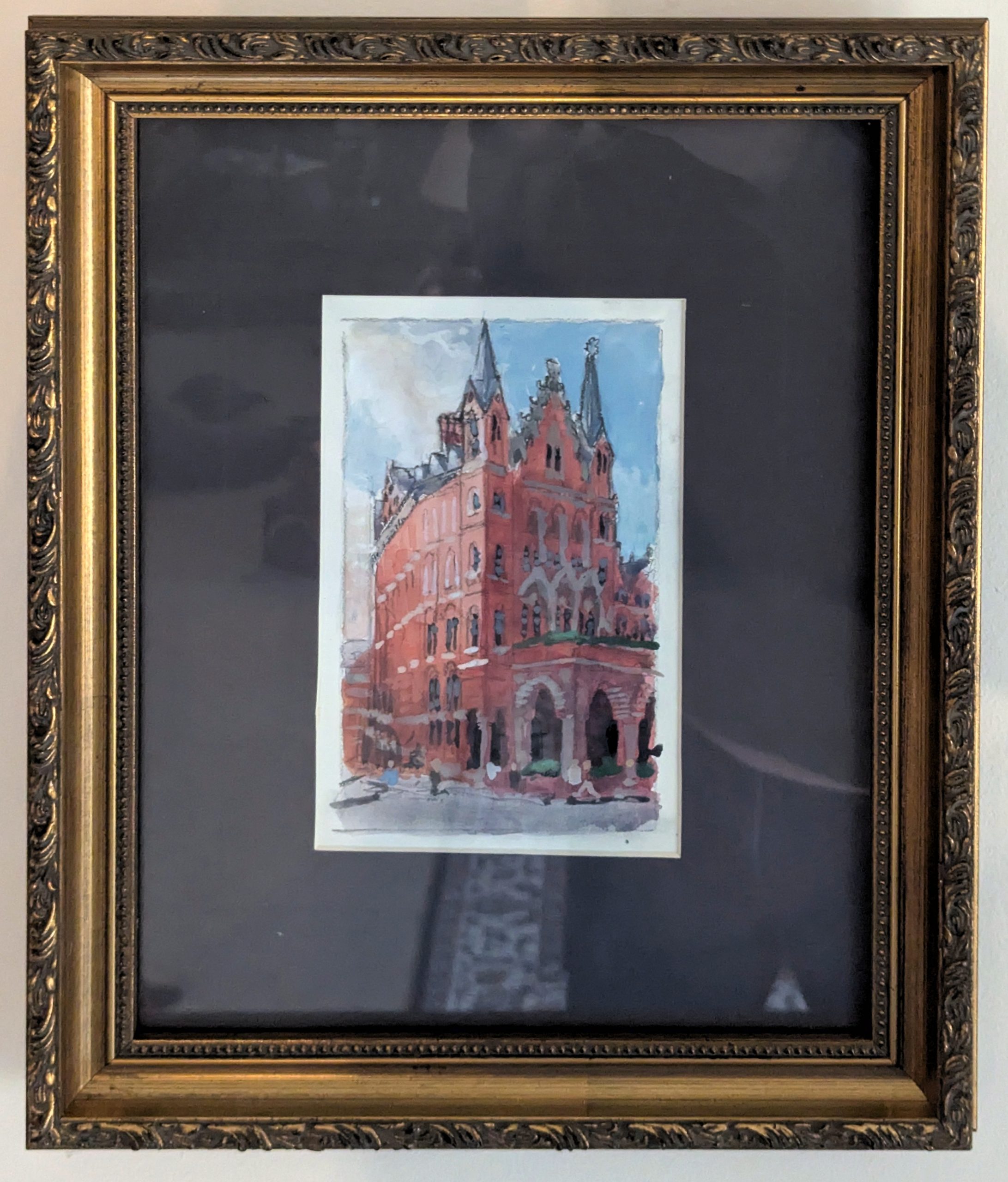 St. Pancras — Gouache — St. Pancras Station